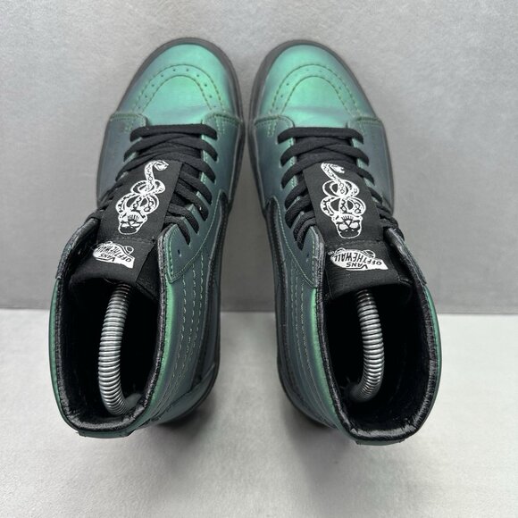 VANS Harry Potter x Sk8-Hi Platform Womens Size 8 'Morsmordre Dark Arts' 2019 - Picture 6 of 8